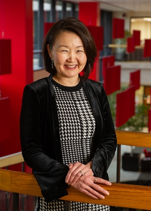 SIUE STEM Faculty Fellow Undrah Baasanjav, PhD, assistant professor in the Department of Mass Communications.