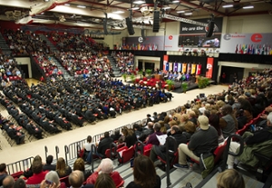 Vadalabene Center at Commencement 