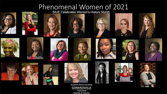 A photo collage of the 2021 Phenomenal Women, including most nominees.