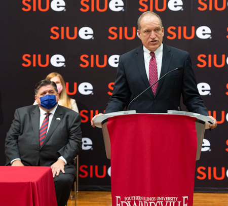 SIU System President Dan Mahony offered welcoming remarks.