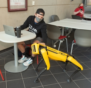Bode, a robot dog, is the latest technological advancement that students and faculty will use to amplify their educational and scholarly endeavors and applied field experiences.