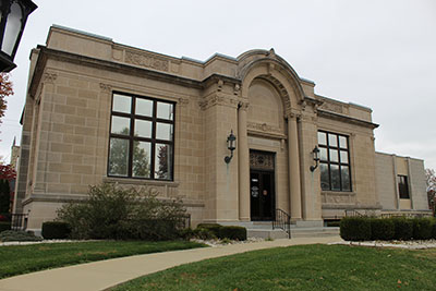 Louis Latzer Memorial Library in Highland.