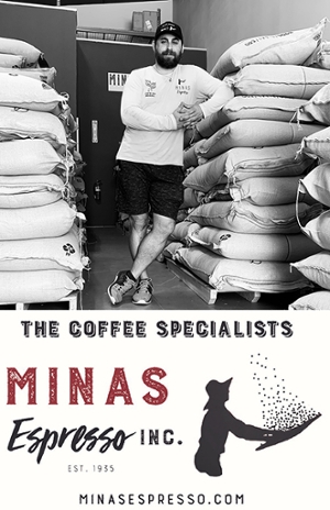 Minas Espresso Inc. owner Bruno Nobre.