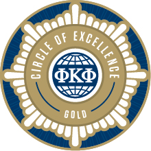 Phi Kappa Phi Circle of Excellence Gold Award