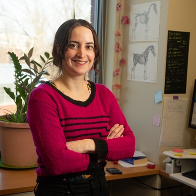 SIUE Difference Maker” Susanne DiSalvo, PhD, assistant professor in the Department of Biological Sciences.