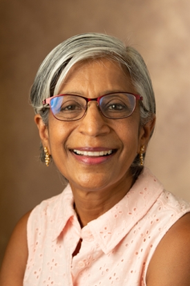 Chaya Gopalan, PhD, professor in both the SIUE School of Education, Health and Human Behavior’s Department of Applied Health and the School of Nursing’s Department of Nurse Anesthesiology.