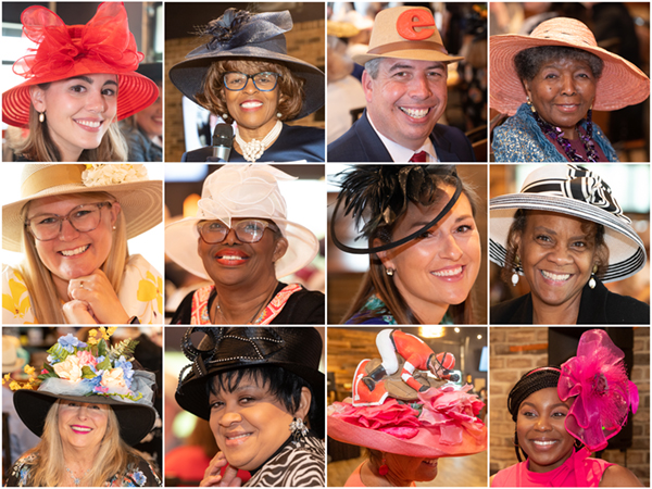 Hats and fascinators brought added beauty to the SIUE Meridian Derby.