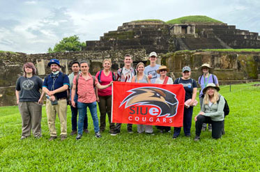 SIUE faculty and students on a global expedition to El Salvador.