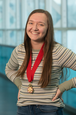 SIUE senior industrial engineering major Carley Wilkerson named a 2022 Lincoln Academy of Illinois Student Laureate.