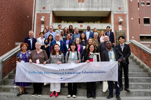 Fulbright IEA grantees visiting National Cheng Kung University.