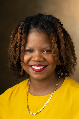Cherese Fine, PhD, assistant professor and SIUE NCAA Faculty Athletics Representative for the Department of Intercollegiate Athletics.