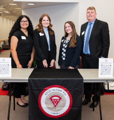 SIUE’s School of Business’ Beta Alpha Psi’s Meet the Firms event. 