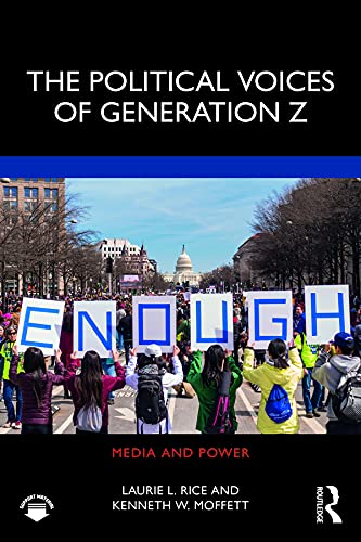 Book cover and cover art of The Political Voices of Generation Z