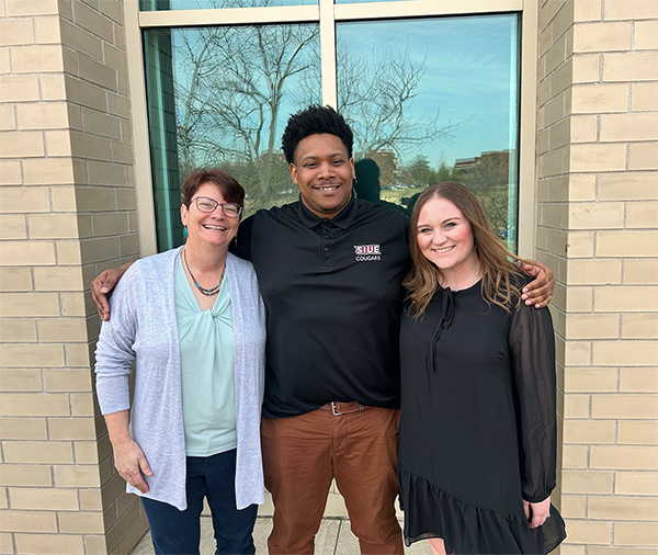 Robin Ermer - Office Supervisor Tyrone Johnson- Community Director - Cougar Village 500 Side Josie Palitzsch-Assistant Director for Residence Life Bluff and Evergreen of University Housing