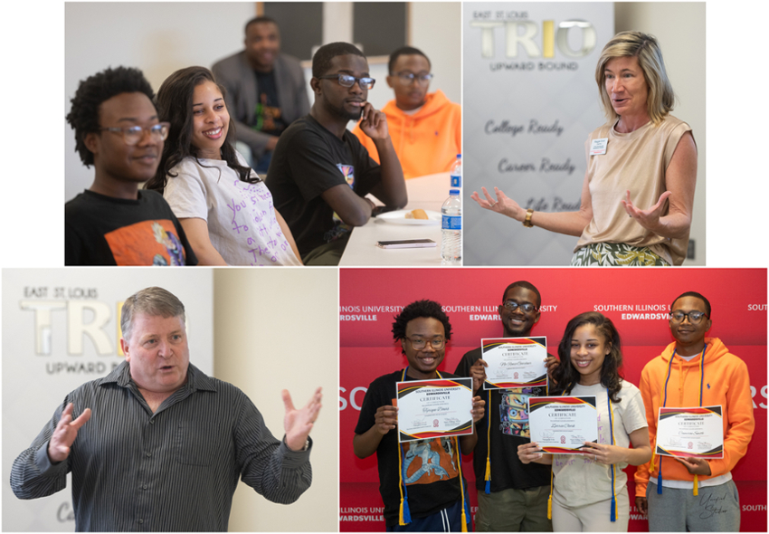 students receiving certificates