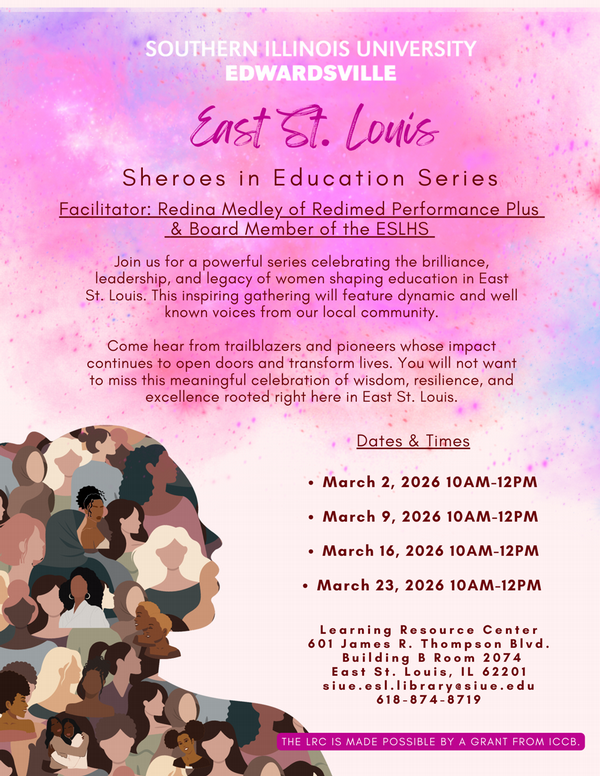 Flyer with info on the Sheroes series