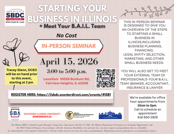 Promotional flyer with all of the information detailed in the article