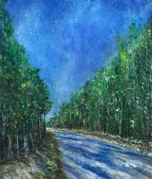 Country Road painting by Merrily Varone
