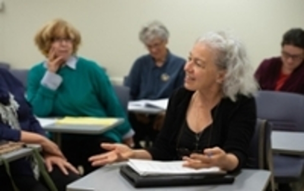 Photo of lifelong learners participating in a classroom