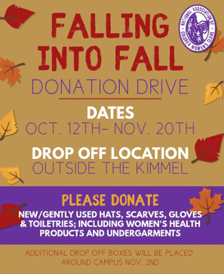 Fall Donation Drive