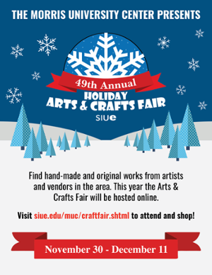 Morris University Center Virtual Holiday Arts and Craft Fair 