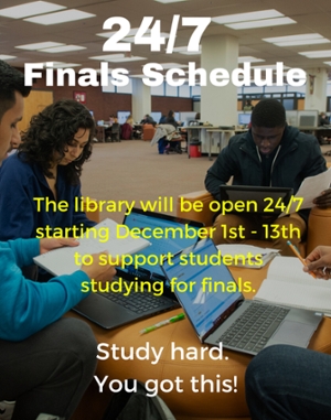 Extended Library Hours for Finals 