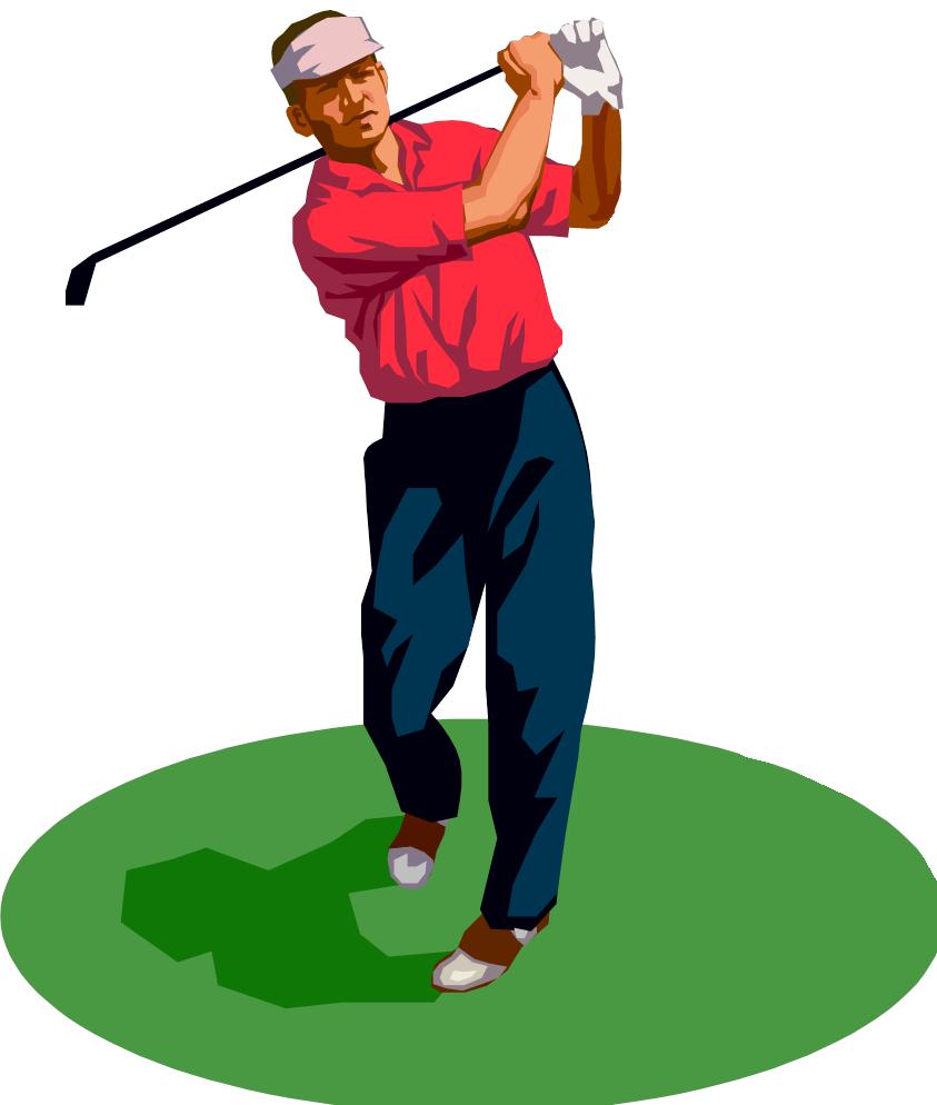 clipart man playing golf - photo #14