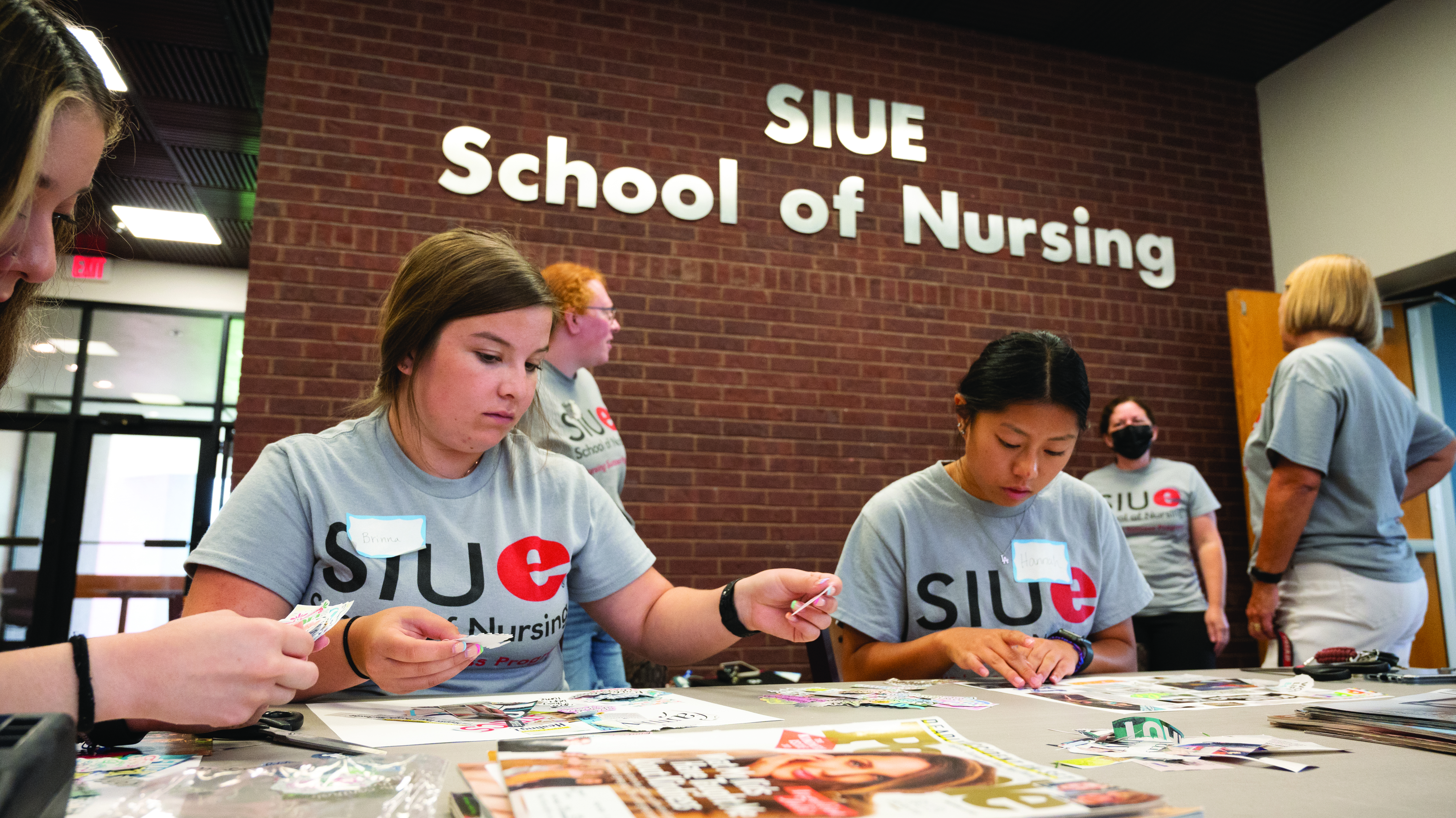Nursing students take part in the Nursing Success Program