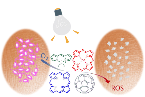 Table-of-contents graphic for publication 18: In the War Against Pathogens: Photosensitizers Optimization for Photodynamic Inactivation