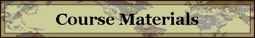 Course Materials
