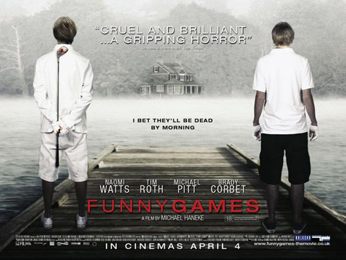 funny games half page movie poster