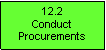 Text Box: 12.2Conduct Procurements
