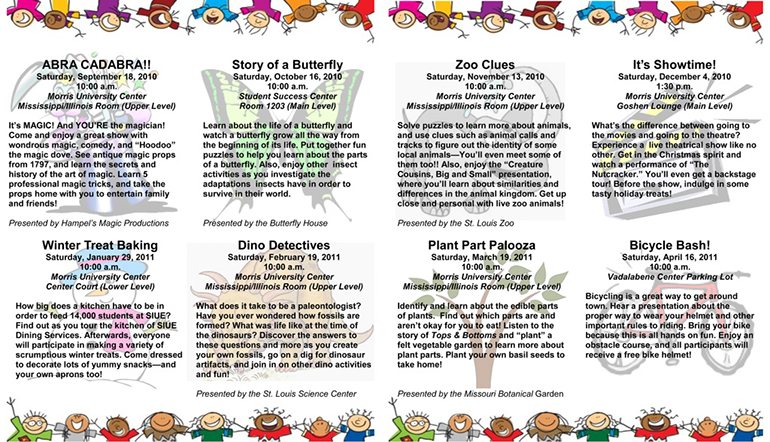 Cougar Kid Saturdays Brochure p.2