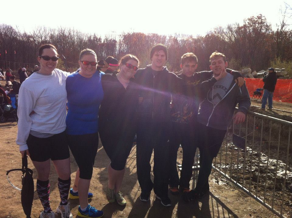 Group of racers before Spartan race.
