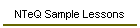 NTeQ Sample Lessons