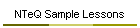 NTeQ Sample Lessons