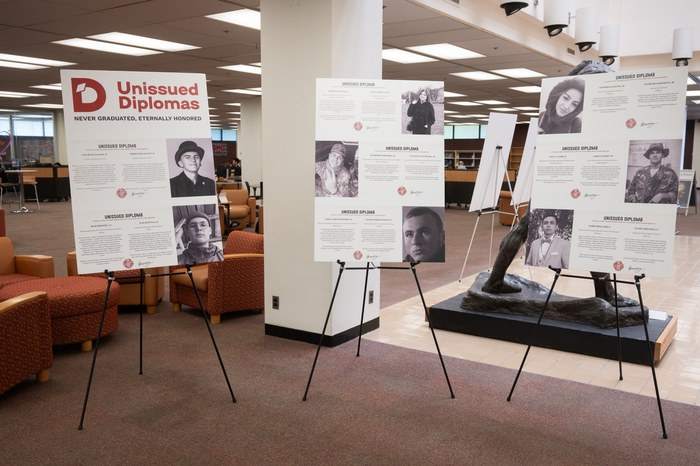 Unissued Diplomas Exhibit
              at SIUE