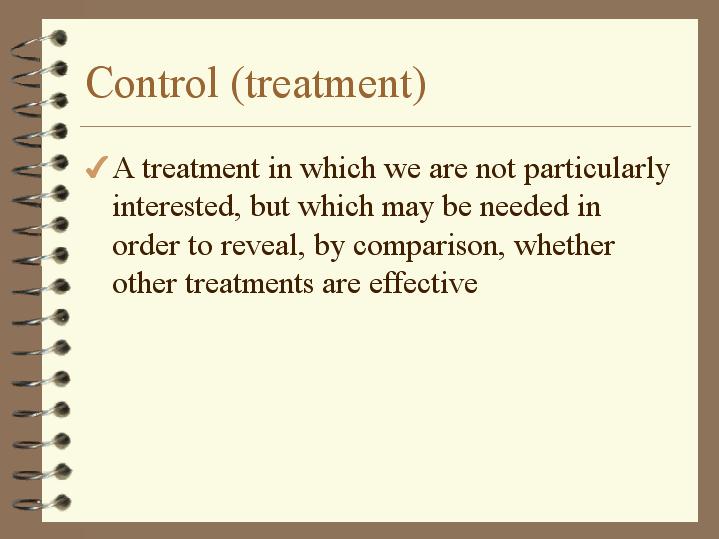 Control (treatment)